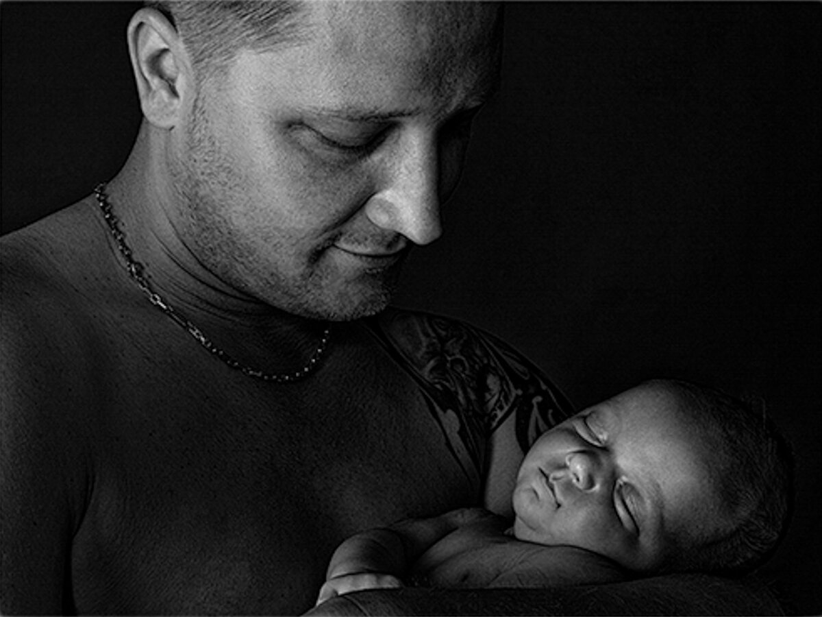 Schwarz-Weiß-Babyfotografie 1 von Markus Jaser