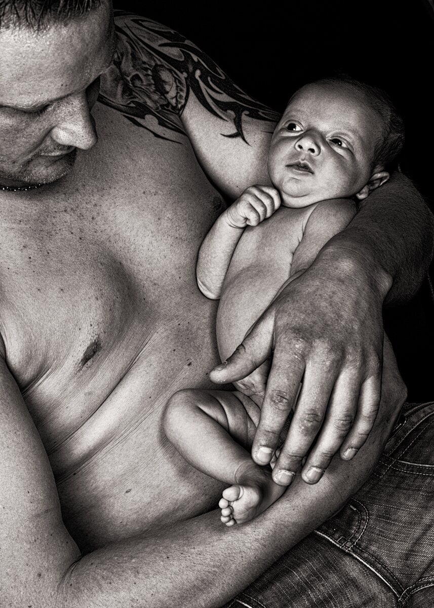 Schwarz-Weiß-Babyfotografie 2 von Markus Jaser