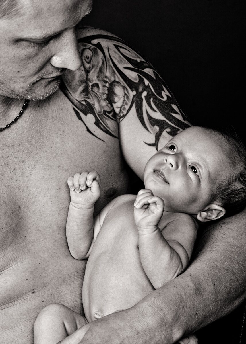 Schwarz-Weiß-Babyfotografie 3 von Markus Jaser