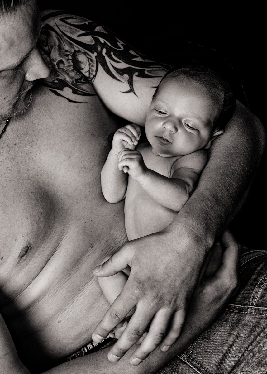 Schwarz-Weiß-Babyfotografie 6 von Markus Jaser